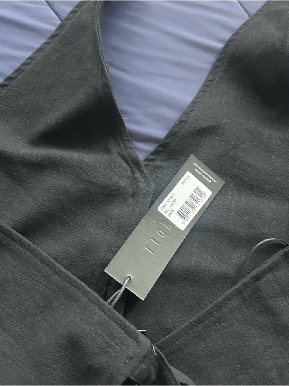 Lioness Black Backless Halter Top - Picture 10 of 14